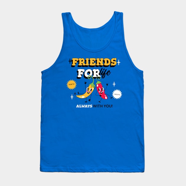 Friends For Life - Debits and Credits - Funny Accounting Tank Top by Condor Designs